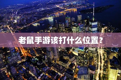 老鼠手游该打什么位置？
