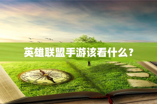 英雄联盟手游该看什么？