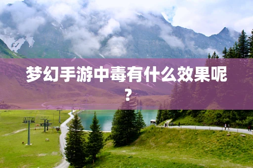 梦幻手游中毒有什么效果呢？