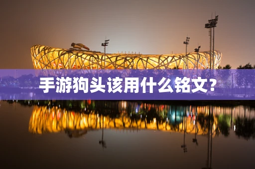 手游狗头该用什么铭文？