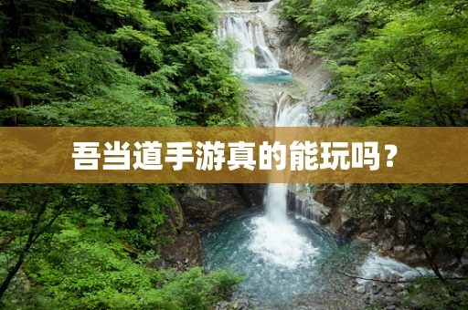 吾当道手游真的能玩吗？