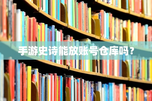 手游史诗能放账号仓库吗？