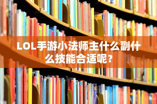 LOL手游小法师主什么副什么技能合适呢？