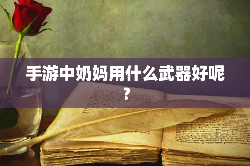 手游中奶妈用什么武器好呢？