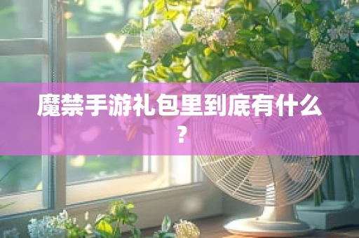 魔禁手游礼包里到底有什么？