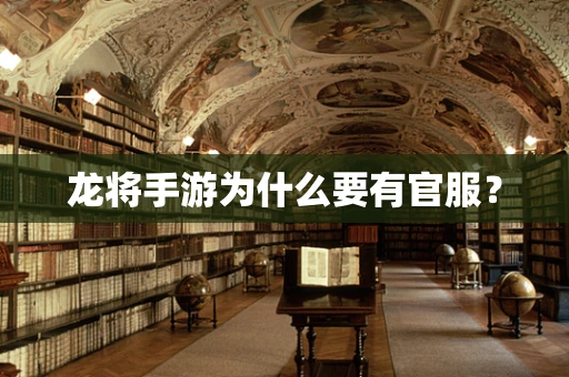 龙将手游为什么要有官服？