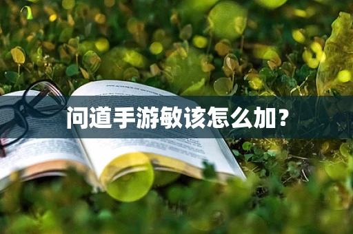 问道手游敏该怎么加？