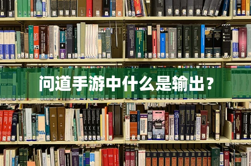 问道手游中什么是输出？