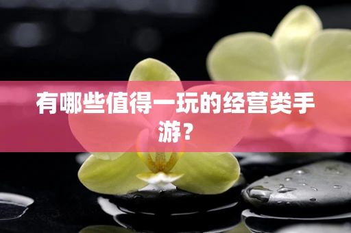 有哪些值得一玩的经营类手游？