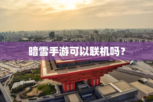 暗雪手游可以联机吗？