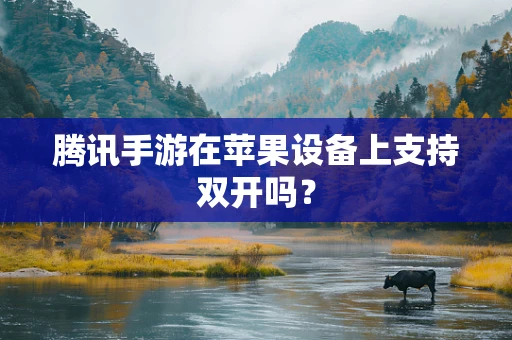 腾讯手游在苹果设备上支持双开吗？