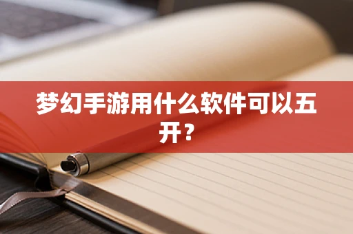 梦幻手游用什么软件可以五开？