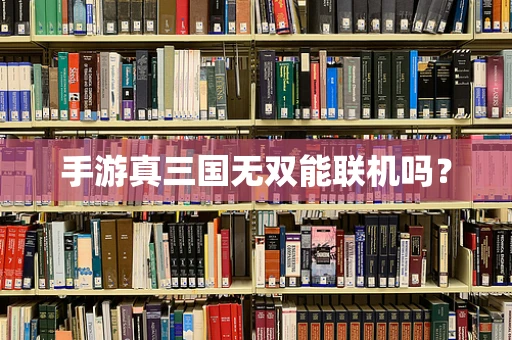 手游真三国无双能联机吗？