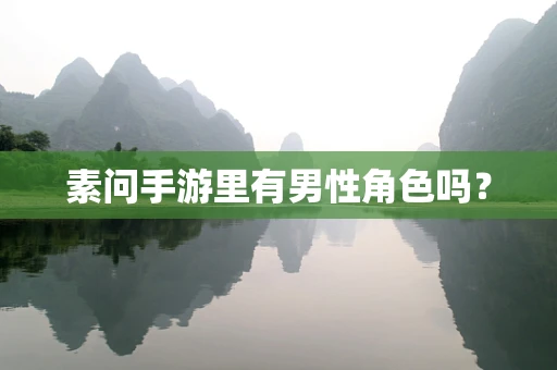 素问手游里有男性角色吗？