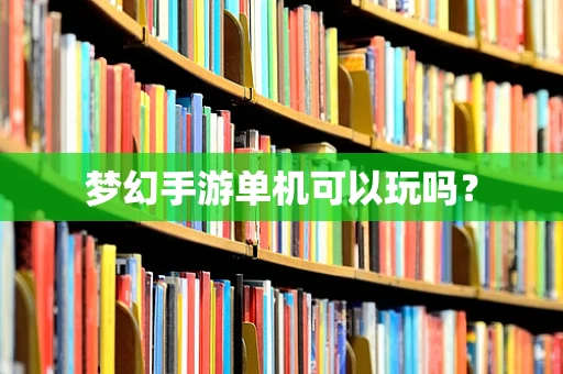 梦幻手游单机可以玩吗？