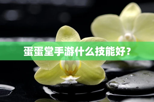 蛋蛋堂手游什么技能好？